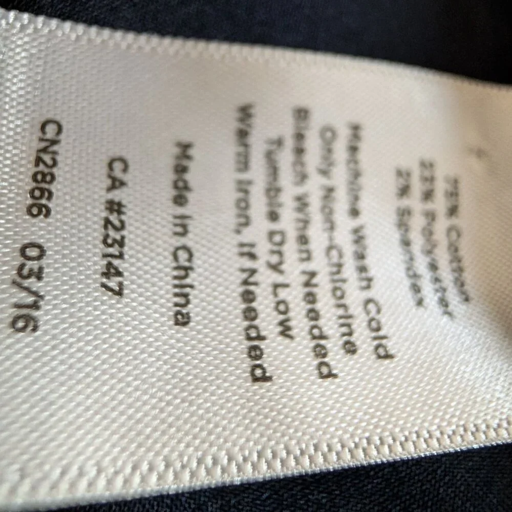 Talbot's polished denim dress trousers; work wear.. Size 18WP (women's petite) - Picture 4 of 13